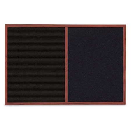 United Visual Products Slim Style Indoor Enclosed Radius Corkbo UVRDS23SB-SATIN-AMETHY